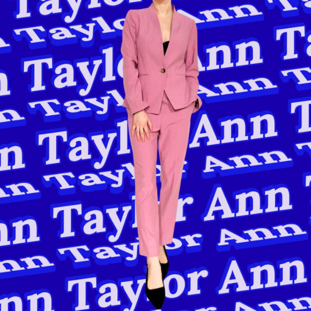 Ann Taylor | Pink Pantsuit | Size 4P